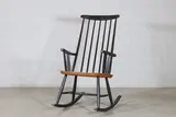 Yrjö Ilmari Tapiovaara, Ebonised rocking chair, c.1960