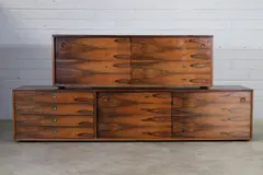 Robert Heritage, Two rosewood wall cabinets, 1970s
