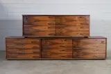 Robert Heritage, Two rosewood wall cabinets, 1970s