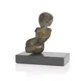 Howard Newman, 'Donina', c.1973, a bronze figure modelled as a woman raised on a granite plinth
