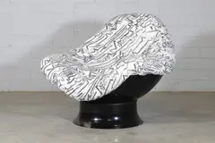 Mario Brunu, Untitled, 1968, raised on a convex acrylic plinth