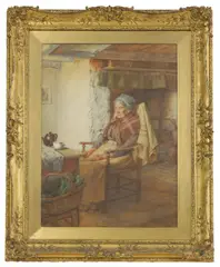 Walter Langley, 'Eventide' signed 'W. LANGLEY' l.r.