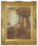 Walter Langley, 'Eventide' signed 'W. LANGLEY' l.r.