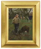 Edward George Hobley, Untitled, oil on canvas 61.5 x 46cm Provenance: Phillips
