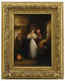Robert Farrier, Untitled, oil on panel 52 x 38.5cm Provenance: Mr Edmund Woods of Shopwyke.