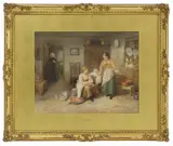 Samuel McCloy, Untitled, watercolour heightened with white 36 x 46.5cm