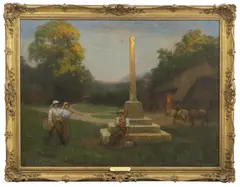 Edward Kington Brice, Untitled, oil on canvas 76.5 x 101.5cm