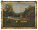 Edward Kington Brice, Untitled, oil on canvas 76.5 x 101.5cm