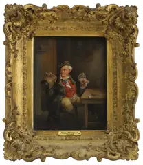 Untitled by Henry James Pidding, The last drop oil on panel 23 x 17.5cm Provenance: With Clarendon Gallery, sold Mar 2025
