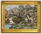 Edward Atkinson Hornel, Untitled, oil on canvas 78 x 106cm Provenance: With Ian MacNicol