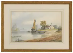 Untitled by Thomas Bush Hardy, watercolour 27.5 x 47cm, sold Mar 2025