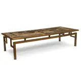 Chin Ying Coffee Table by Philip and Kelvin Laverne, acid-etched, enameled and patinated bronze, sold Oct 2024
