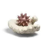 Richard Notkin, Untitled (Perpetual Motion), stoneware and patinated bronze