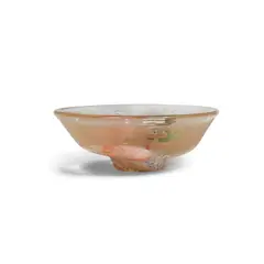 Richard Ritter, Undersea Bowl Form, blown and etched glass, inscribed 'Richard Ritter' and 'PB-159-81' on underside