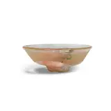 Richard Ritter, Undersea Bowl Form, blown and etched glass, inscribed 'Richard Ritter' and 'PB-159-81' on underside