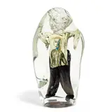 David Hopper, Olivera, painted and blown glass, etched 'Hopper 90'