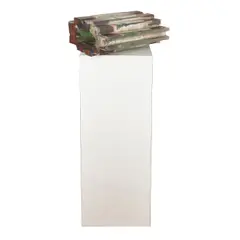 Howard Ben Tré, Cast Form, cast glass, copper, with white laminate pedestal