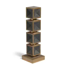 Minoru Niizuma, Castle of the Eye, patinated bronze