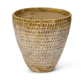 Stan Bitters, Monumental Thumbprint Vessel, glazed stoneware