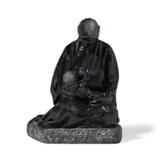 Maternidad by Felipe Castaneda, marble, sold Jul 2024