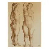 Francisco Zúñiga, Dos Mujeres Desnudas