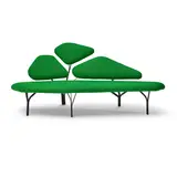 Borghese Sofa by Noé Duchaufour-Lawrance, for La Chance, painted steel, fabric upholstery, sold Jul 2024