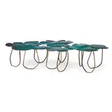 Paula Swinnen, Lilypad Coffee Table, patinated bronze, gilt bronze
