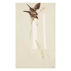 Untitled (Two Black Bird Paintings) by Viola Frey, sold Jul 2024