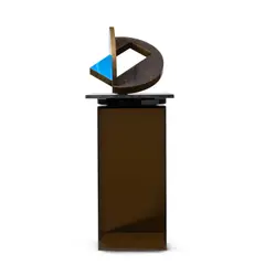 Fletcher Benton, Folded Circle Rectangle