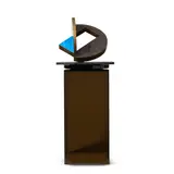 Fletcher Benton, Folded Circle Rectangle