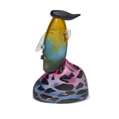 Dan Dailey, Pompadour, blown, sandblasted and acid-polished glass