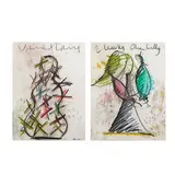 Venetians and Two Leaves One Lilly (Two Works) by Dale Chihuly, offered Jul 2024