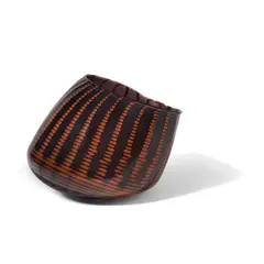 Soft Cylinder by Dale Chihuly, blown glass, incised 'Chihuly 1980', sold Jul 2024