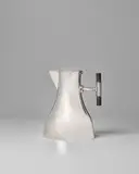 Hot Water Jug by Christopher Dresser, for Hodd & Son, silver plate, ebony, stamped marks, sold Jun 2024