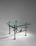 Diego Giacometti, 'Cerfs et aux Chiens' Trapezoidale Table