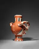 Pablo Picasso, 'Gros Oiseau' (A.R. 185), partially glazed and engraved ceramic vase, inscribed 'PICASSO' (recto), inscribed and dated 'VALLAURIS 23