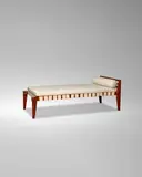 Daybed by Pierre Jeanneret, teak and cedar, offered Jun 2024