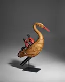 Preston Singletary, 'Oystercatcher Rattle', blown and sand carved glass