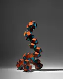 Albert Antonio Young, 'Modicon', cold painted steel and cast glass