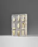Steffen Dam, 'Flower Block', 2010, cast and acid-frosted glass, engraved 'Dam 2010'