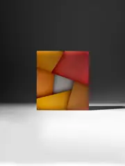 Jiyong Lee, Untitled (Cube Segmentation), 2012, cast and acid-frosted glass, engraved 'JIYONG LEE 2012'