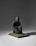 Boaz Vaadia, 'Hanokh', bronze and bluestone, VB monogram and 3/7 on base