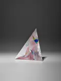 Ján Zoričák, 'Star', fused and polished glass, engraved 'Zoritchak 2014'