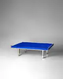 Yves Klein, Table IKB®, IKB pigment, plexiglas, chrome-plated metal with a plastic plaque
