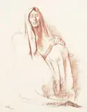 Francisco Zúñiga, Mujer Pensativa Sentada