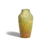Vase by Émile Gallé, fire polished glass, with cameo signature 'Gallé', sold Mar 2024