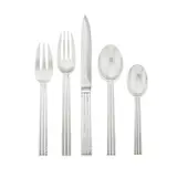 Jean E. Puiforcat, Nantes Pattern Partial Flatware Service For Twelve