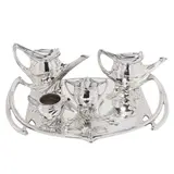 Paul Follot, Rare Five Piece Coffee and Tea Set
