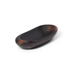 Odile Noll, Bowl, carved macassar ebony, carved 'O