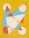 Emil Bisttram, Untitled (Circles and Triangles)